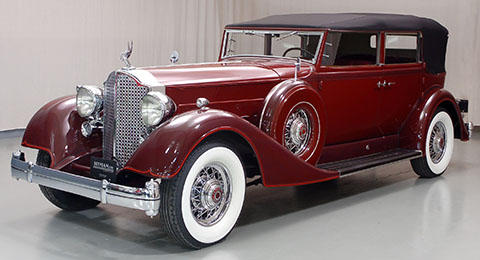 1934 Packard V12 Convertible Sedan